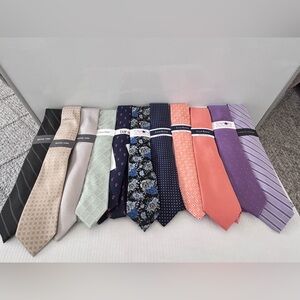 Designer Men’s Tie Lot Michael Kors Calvin Klein TAYION Club Room Tommy